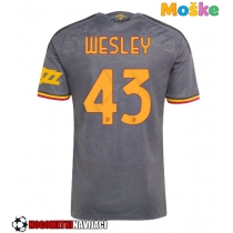 Moške Nogometnih dresov AS Roma Wesley Franca #43 Tretji 2026-27 Kratki rokavi